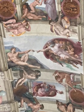 Rom Sixtinische Kapelle Erschaffung Adams