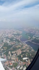 Portugal Anflug auf Porto