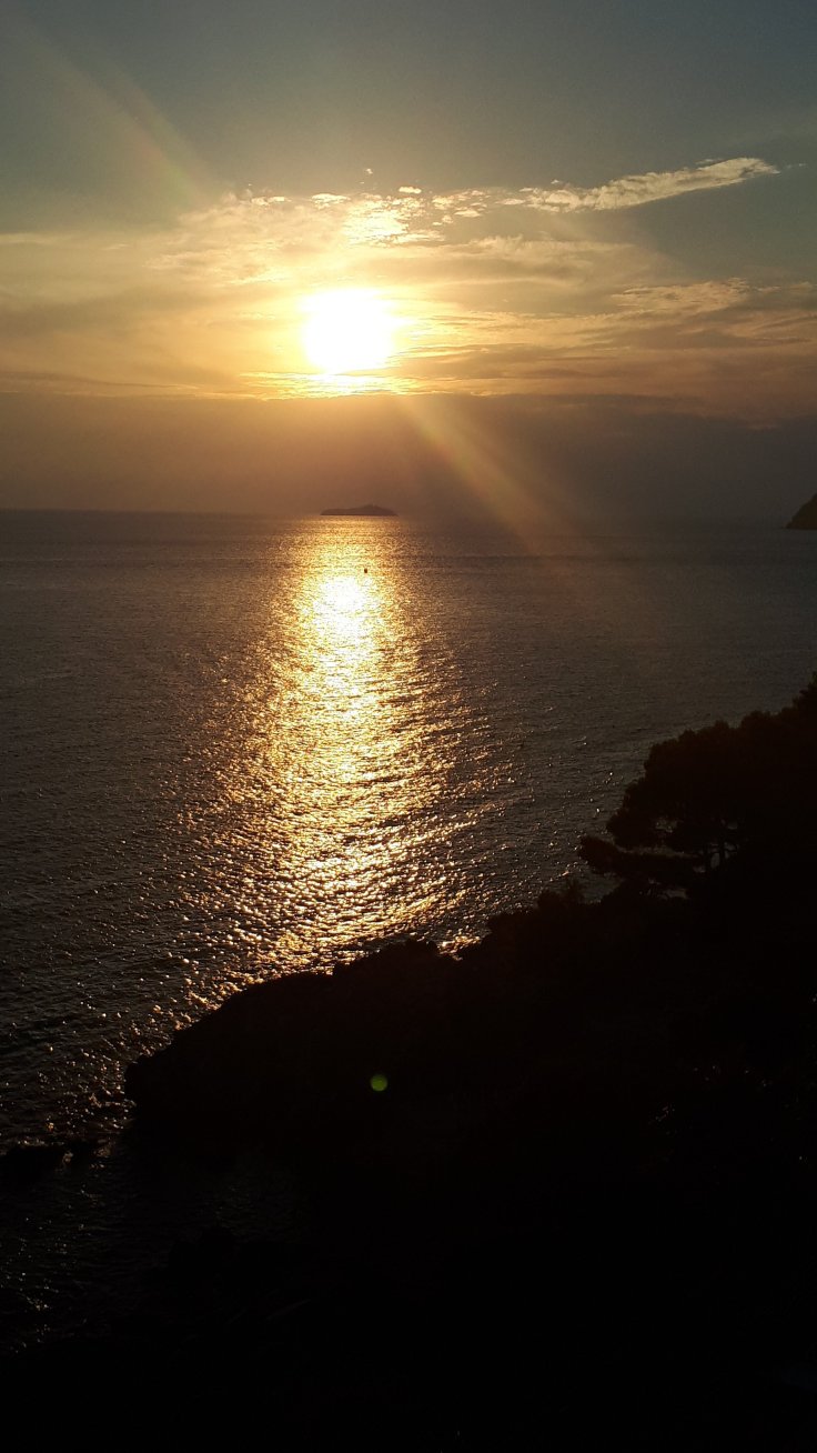 Kroatien Dubrovnik Sonnenuntergang