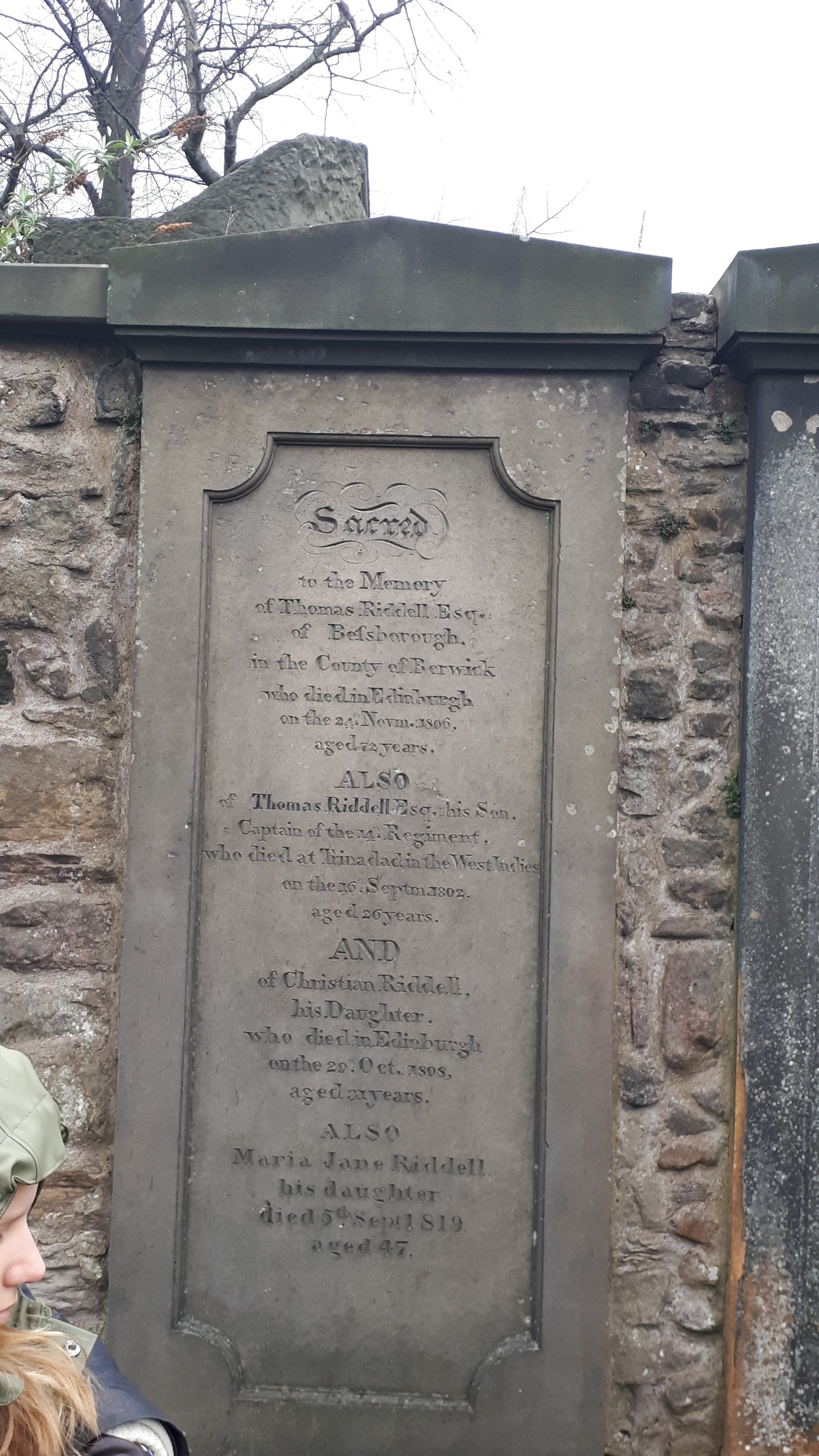 Grab von Thomas Riddell – Vorlage für Tom Riddle alias Voldemort ...