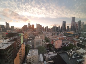 Melbourne Blick aus Citadines