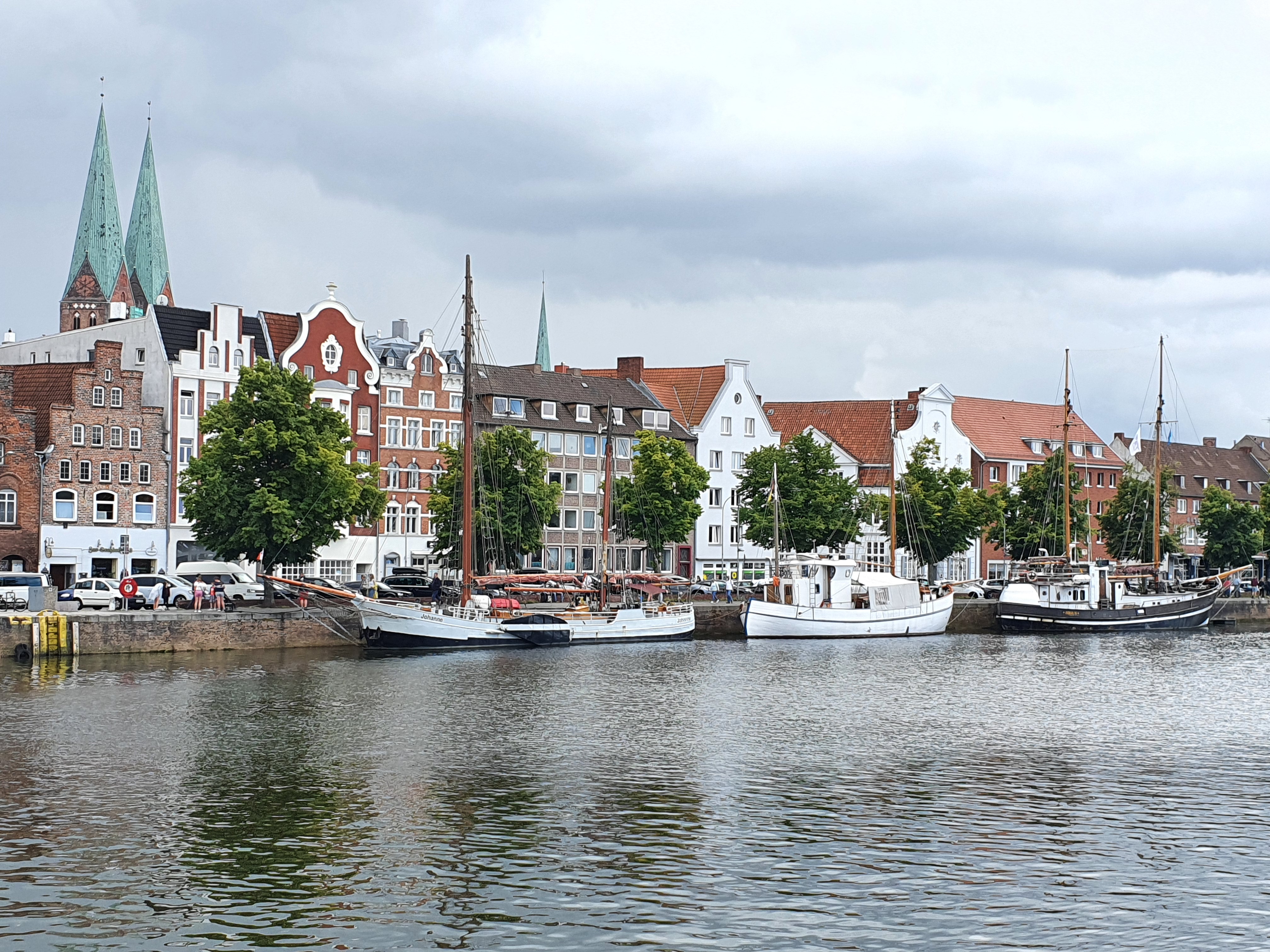Lübeck Trave Altstadt