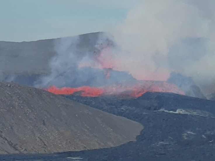 Island Fagradalsfjall Eruption