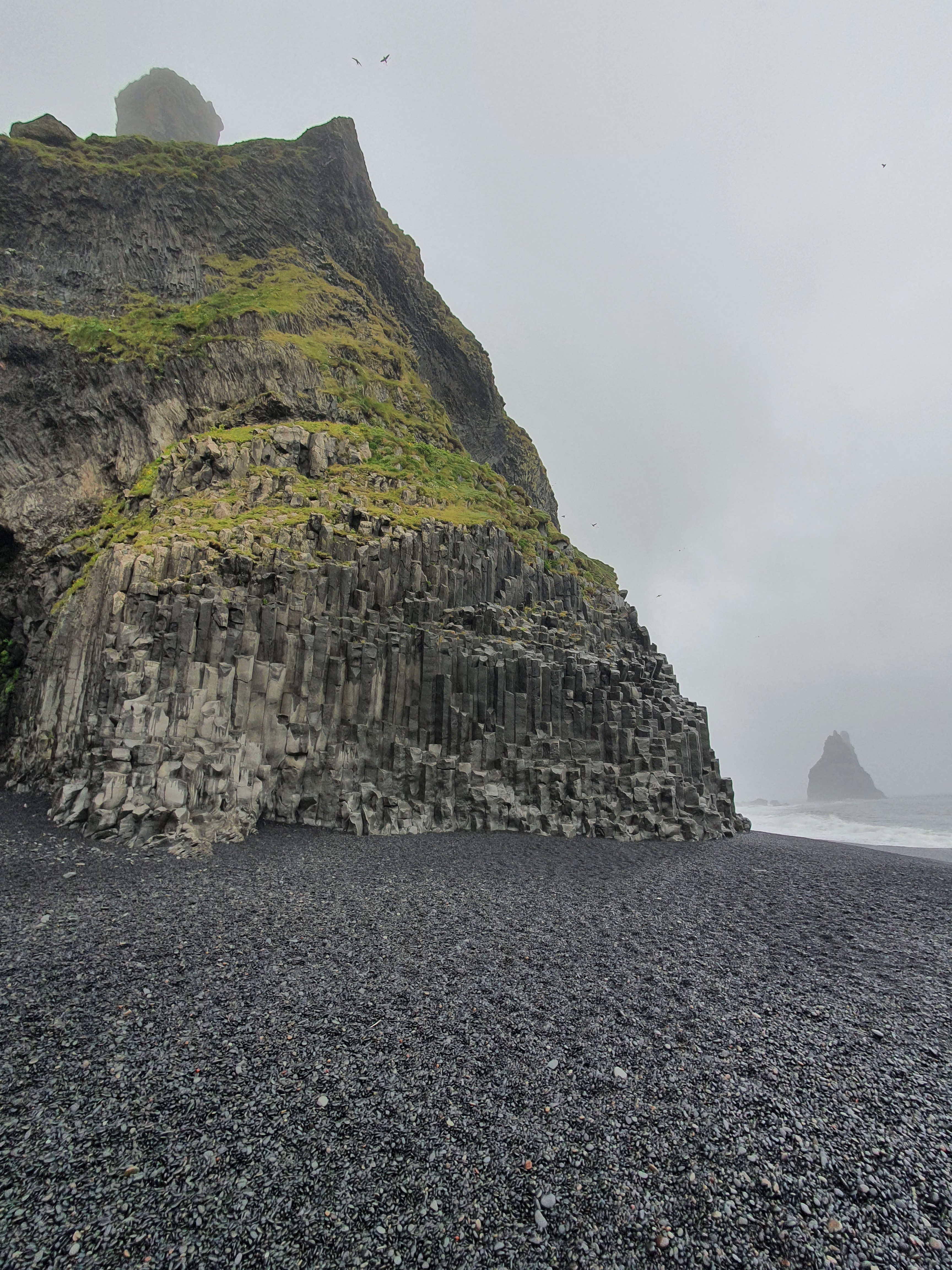 Island Reynisfjara Basaltsäulen