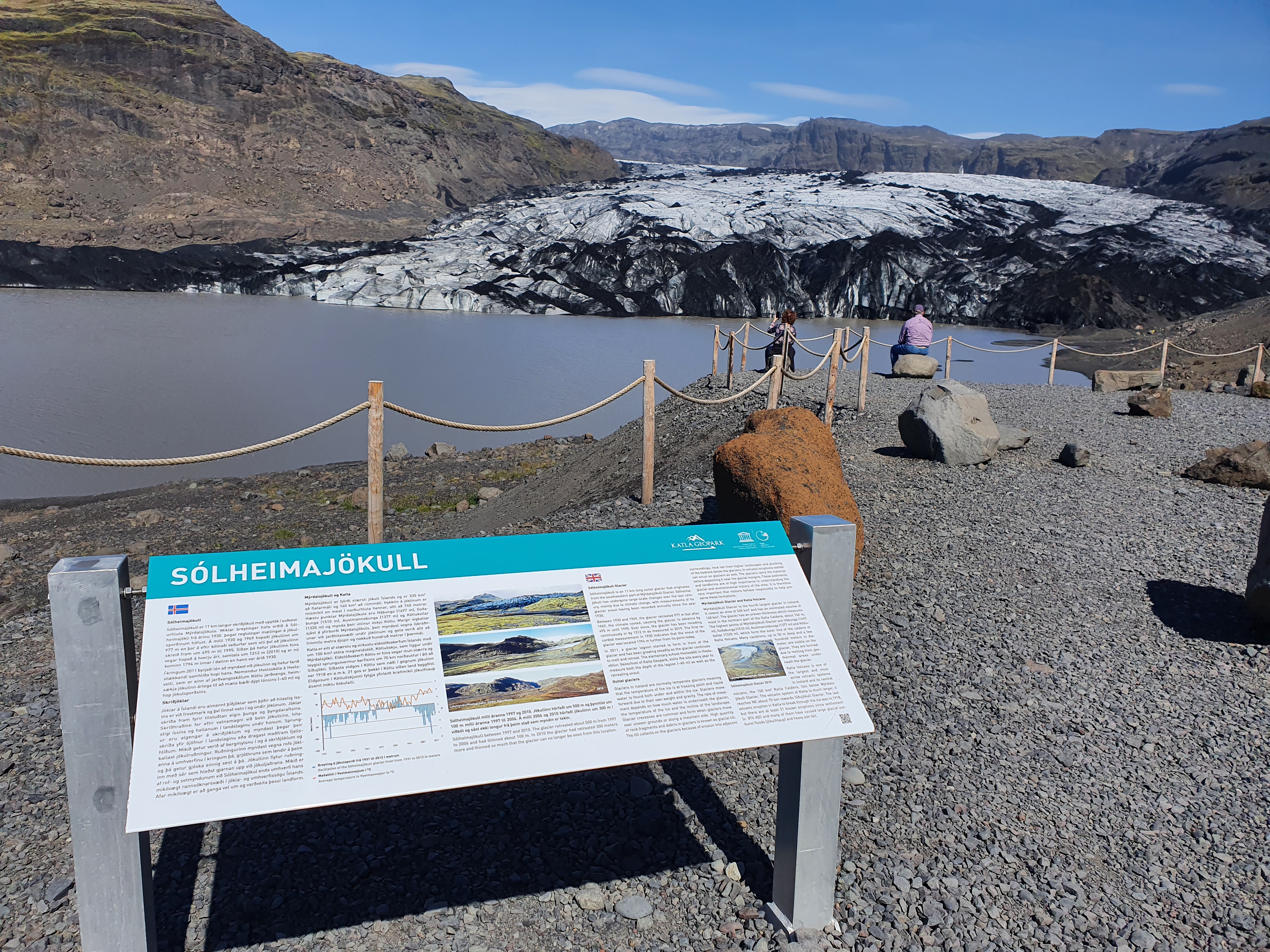 Gletschersee des Solheimajökull