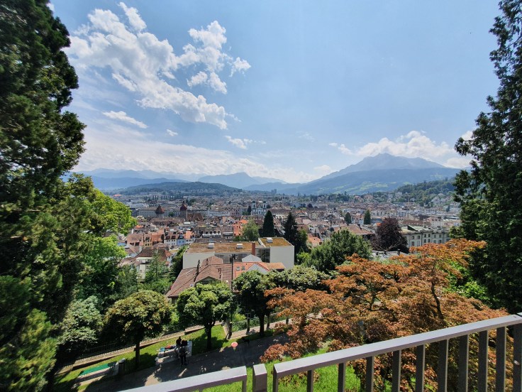 Luzern Blick von Museggmauer