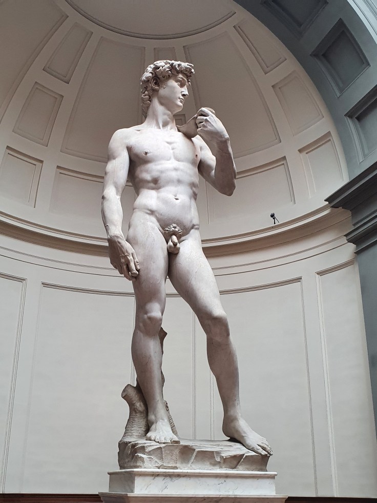 Florenz - Michelangelos David in der Galleria dell'Accademia