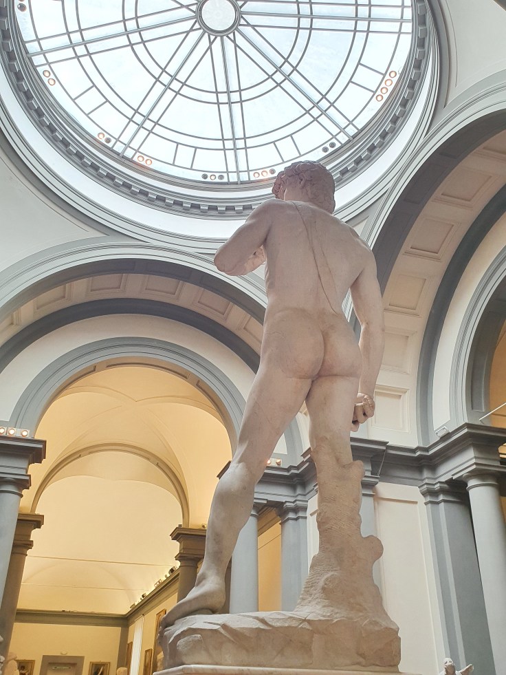 Florenz - Michelangelos David in der Galleria dell'Accademia