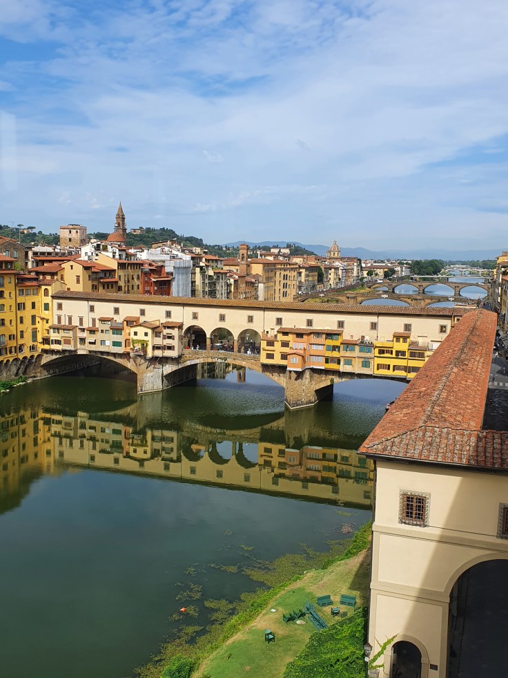 Florenz - Ponte Vecchio von den Uffizien aus