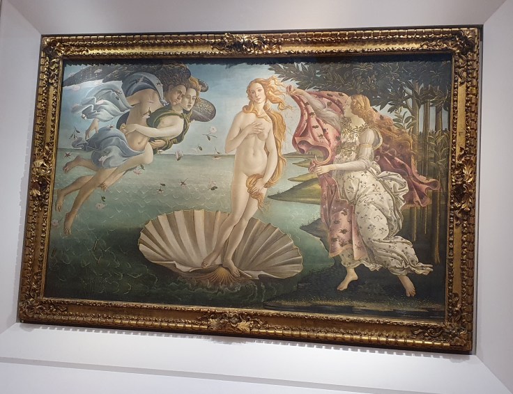Florenz - Uffizien: Botticellis Geburt der Venus