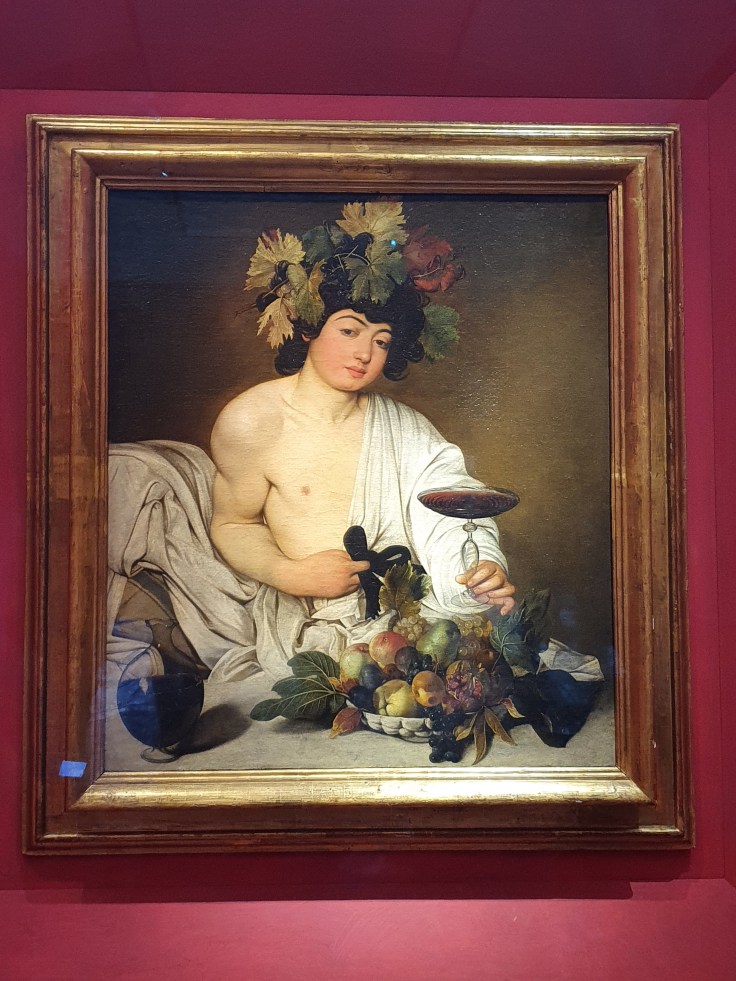 Florenz - Uffizien: Caravaggios Bacchus