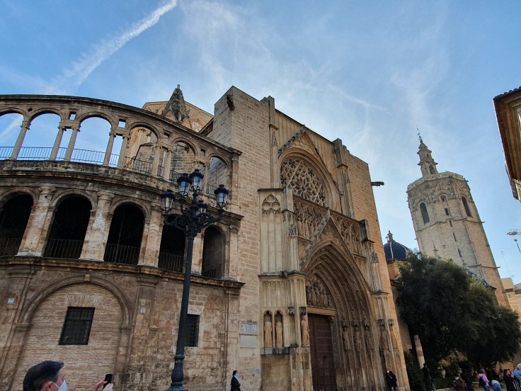 Valencia - Kathedrale vom Placa de la Mare de Deu aus