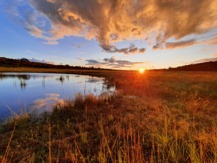 Waterberg Welgevonden Sonnenuntergang