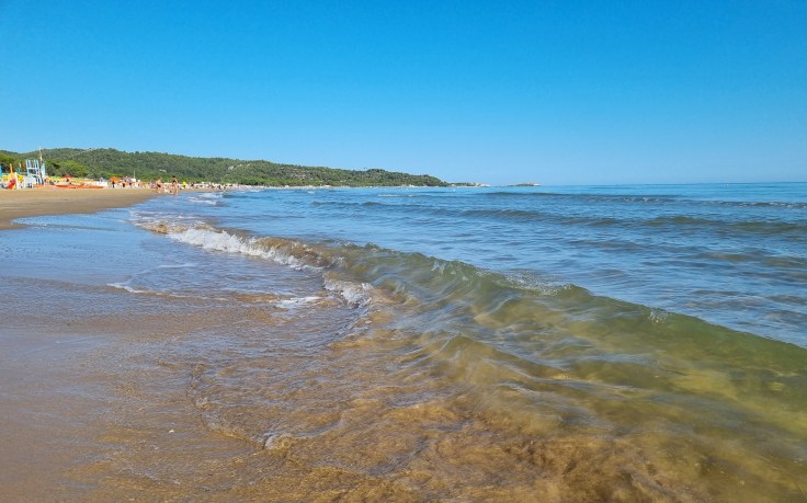 Apulien Gargano Strand Spiaggia di Scialmarino