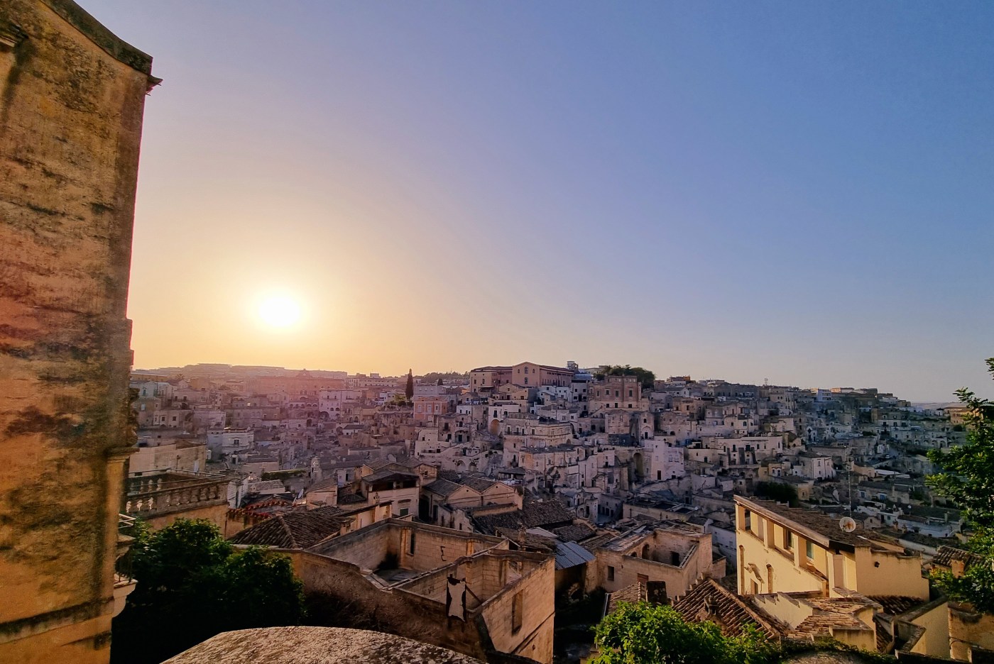 Matera Sonnenuntergang