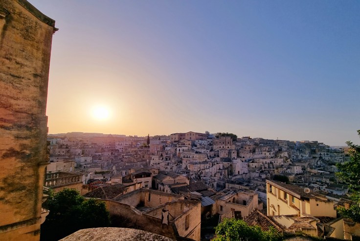 Matera Sonnenuntergang