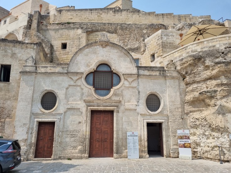Sassi di Matera - Felsenkirche San Pietro Barisano
