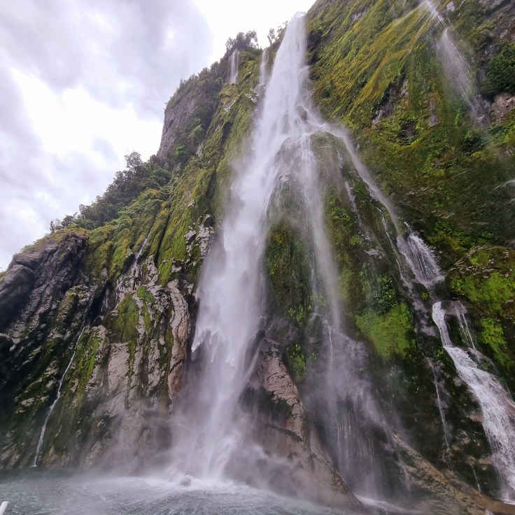 Milford Sound Cruise Wasserfall