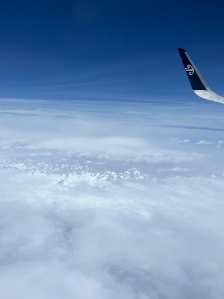 Mt Cook aus dem Flugzeug