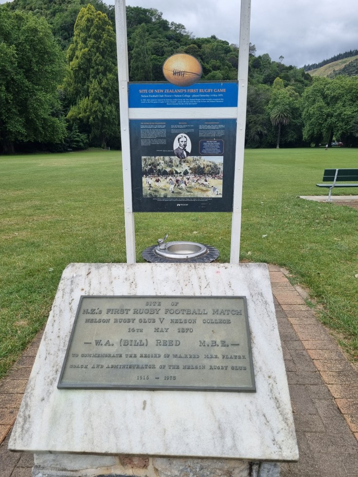 Nelson - erstes Rugbyspiel