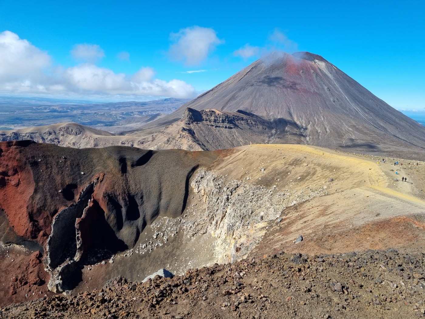Tongariro Crossing - Mt. Ngauruhoe and Red Crater