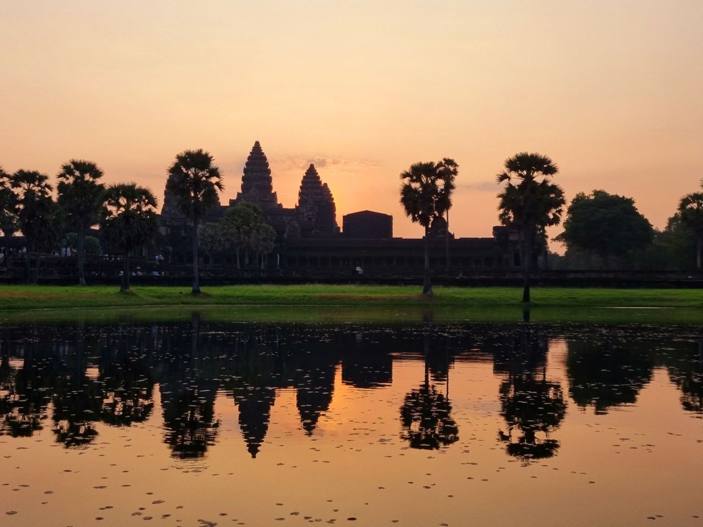 Kambodscha - Angkor Wat bei Sonnenaufgang