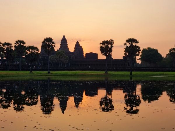 Kambodscha - Angkor Wat bei Sonnenaufgang