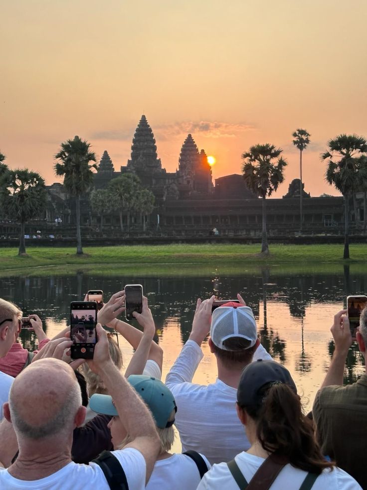 Kambodscha - Angkor Wat bei Sonnenaufgang