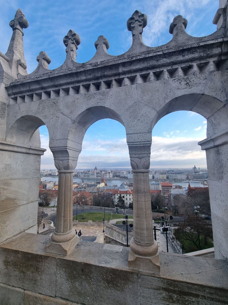 Budapest - Fischerbastei, Blick auf Pest