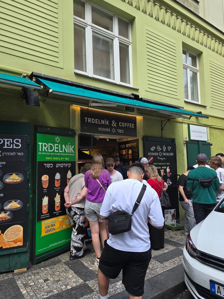 Koschere Trdelnik in Josefov
