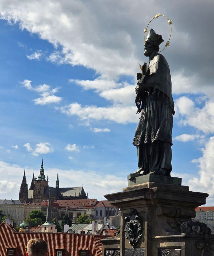 Prager Karlsbrücke: Hl Nepomuk