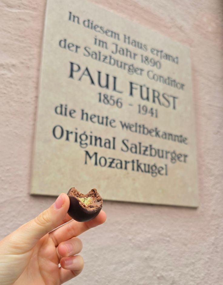 Salzburg - Cafe Fürst Mozartkugeln