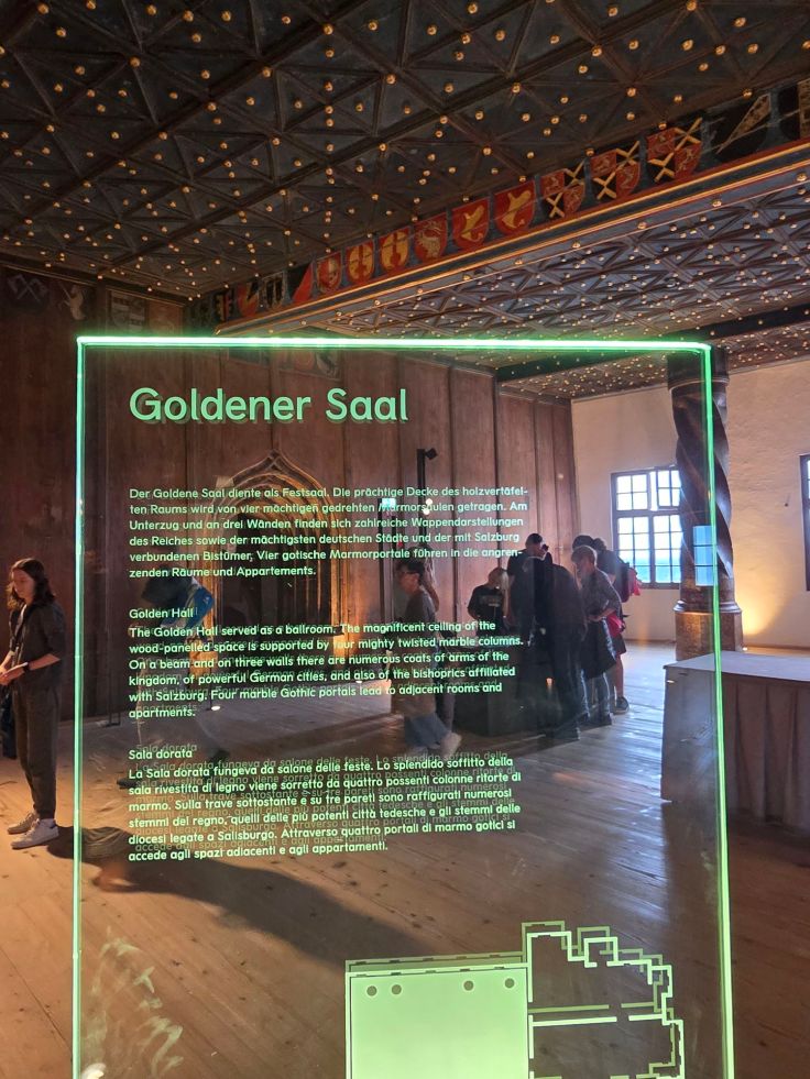 Hohensalzburg Fürstenzimmer Goldener Saal
