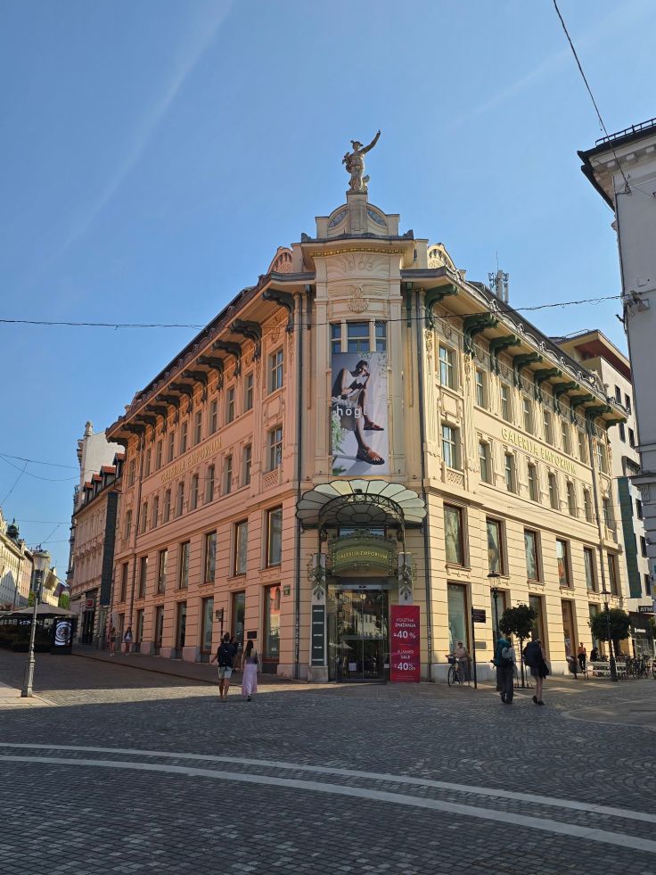 Preserenplatz: Urbanc-Kaufhaus im Wiener Jugendstil
