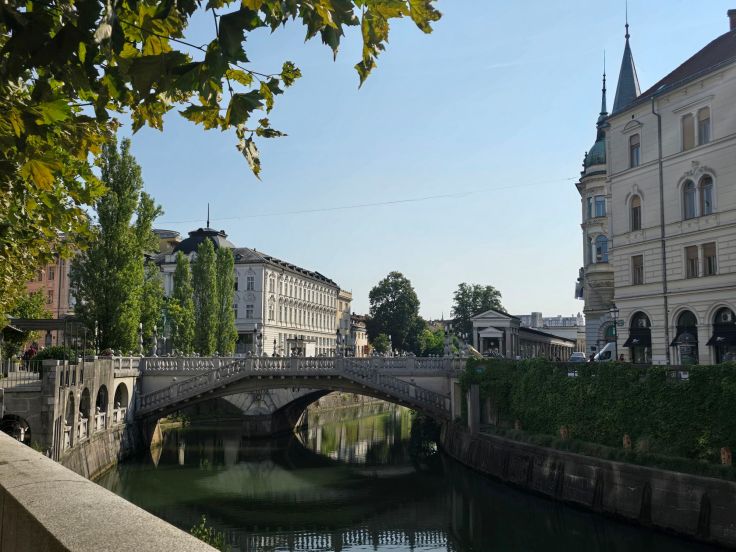 Ljubljana: Drei Brücken