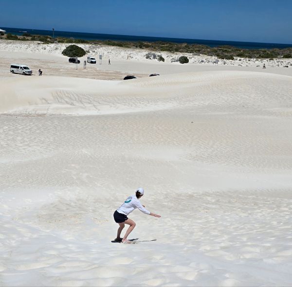 Sandboarding in Lancelin
