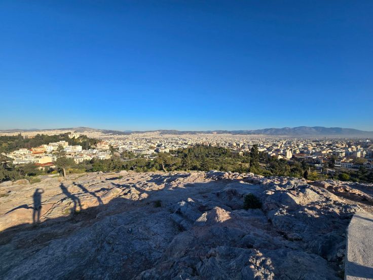 Athen - Ausblick vom Arios Pagous Hügel