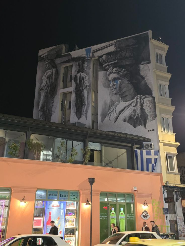 Athen - Plaka by night