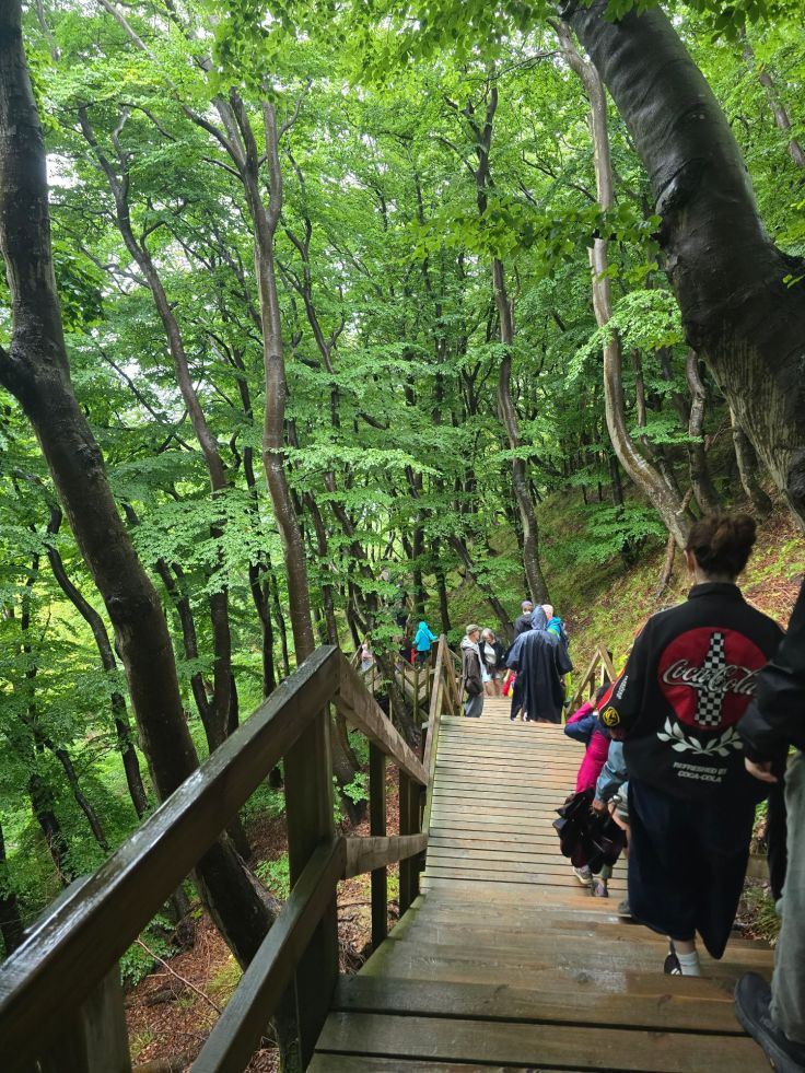 Treppe vom GeoCenter zum Strand
