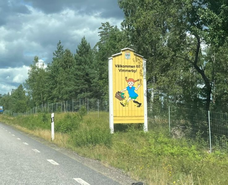 Ortsschild Vimmerby