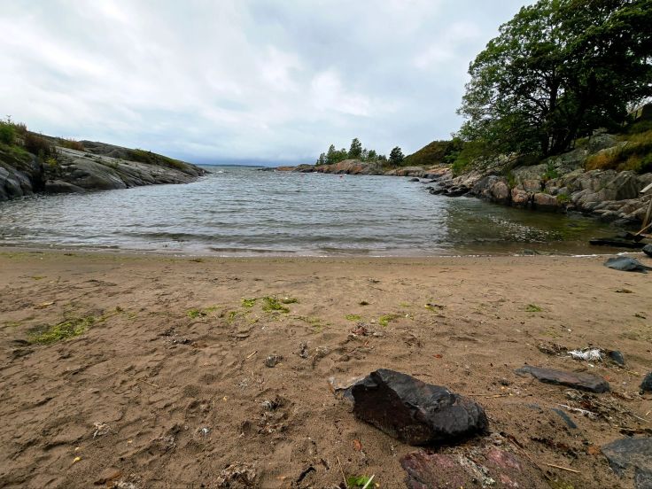 Festungsinsel Suomenlinna: Strand